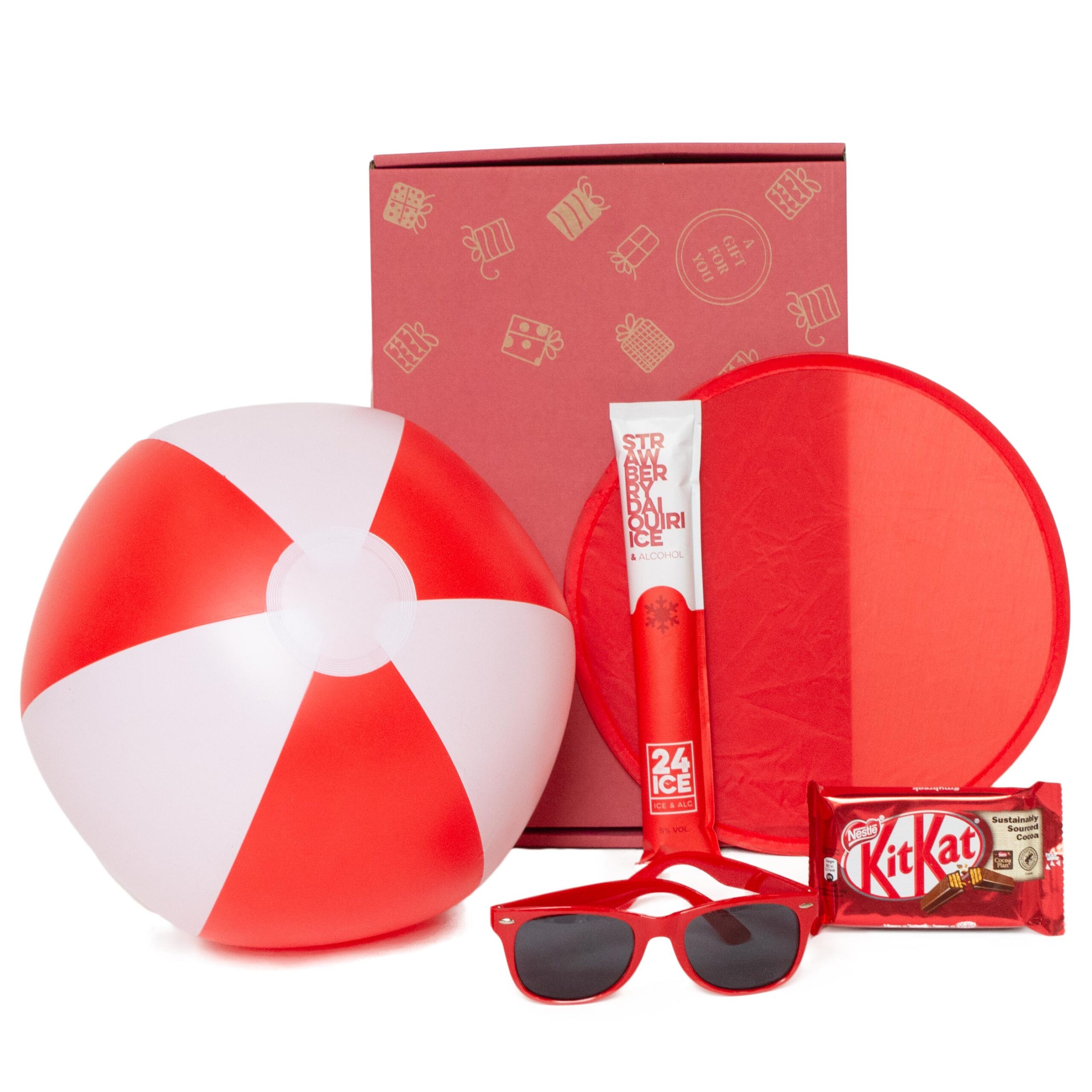 Zomerpakket rood Brievenbus Sanders Gifts Zomerpakketten