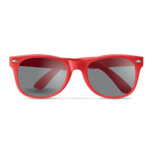 Klassieke zonnebril rood