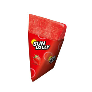 Sun lolly rood open