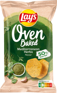 Lays Oven Baked Mediterraanse Kruiden Chips 150 gr